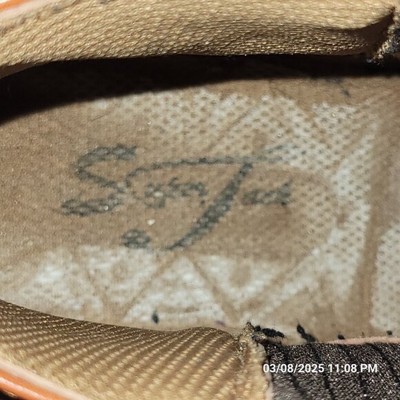 Western Biker Ankle Boot Chain Zip Vegan Friendly Size 42 UK 9 Men 11 Women - Picture 10 of 12